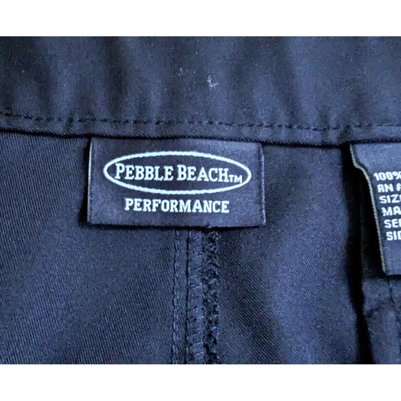 Pebble Beach Performance men's black 38/9 golf shorts preowned - Picture 3 of 4